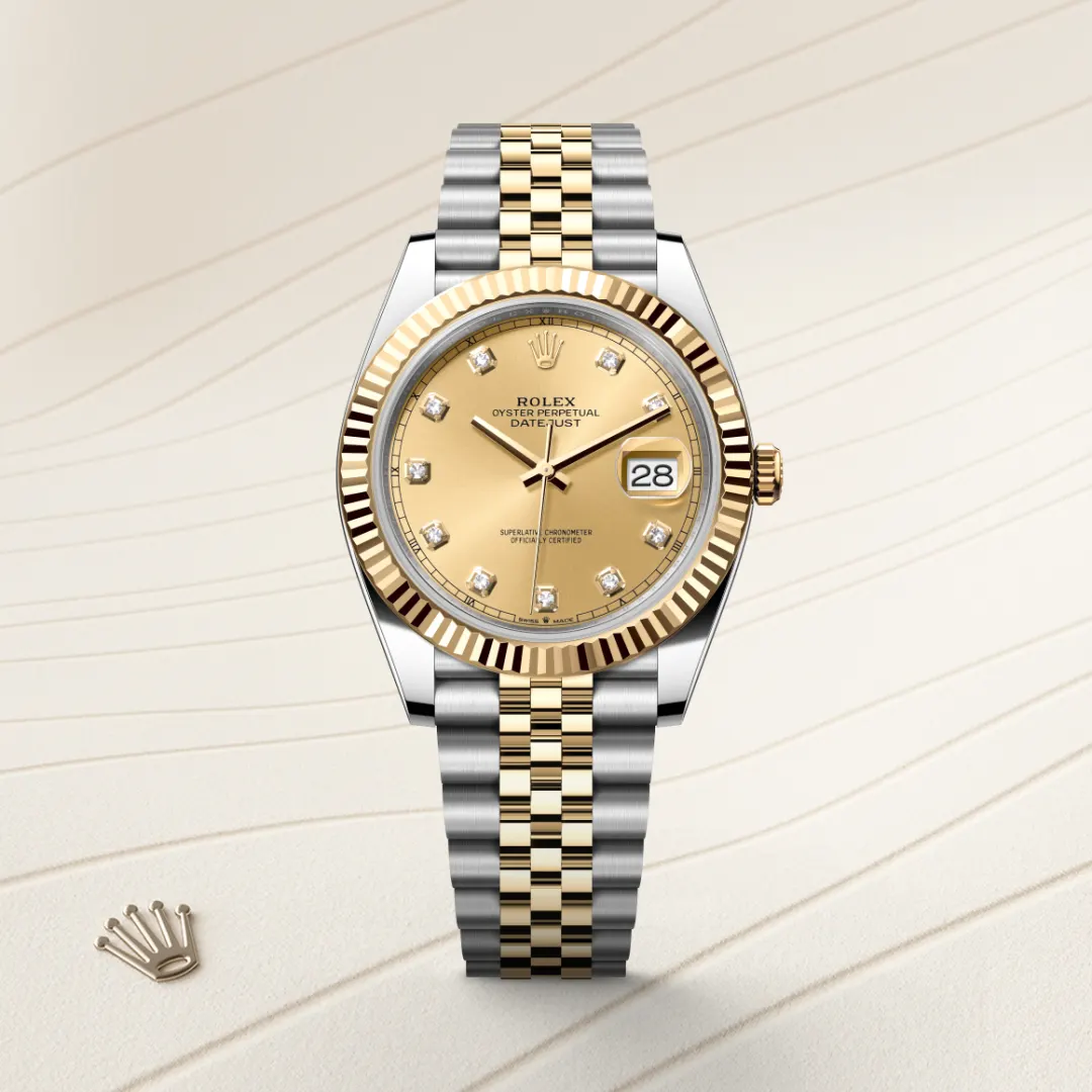Rolex Datejust 41,41 mm, Oyster, Oystersteel and yellow gold