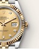 Rolex Datejust 41,41 mm, Oyster, Oystersteel and yellow gold
