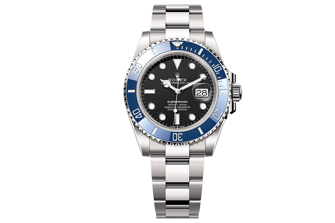 Rolex Submariner Date Oyster, 41 mm,white blue