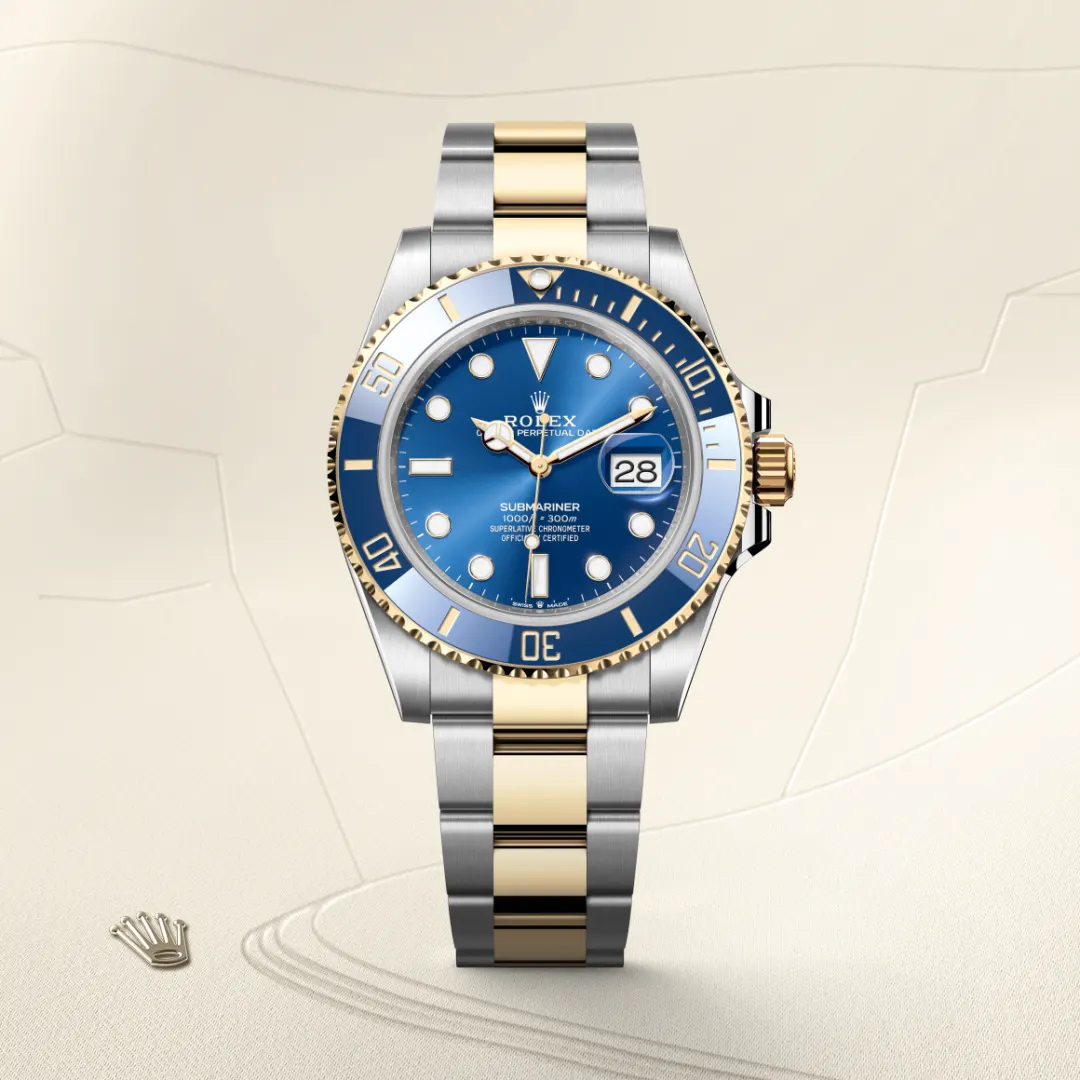 Rolex Submariner Date Oyster, 41 mm, Oystersteel and yellow gold