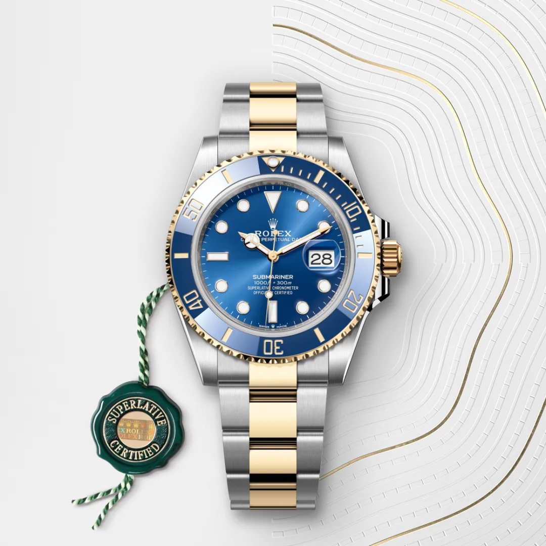 Rolex Submariner Date Oyster, 41 mm, Oystersteel and yellow gold Rolex Submariner Date Oyster, 41 mm, Oystersteel and yellow gold