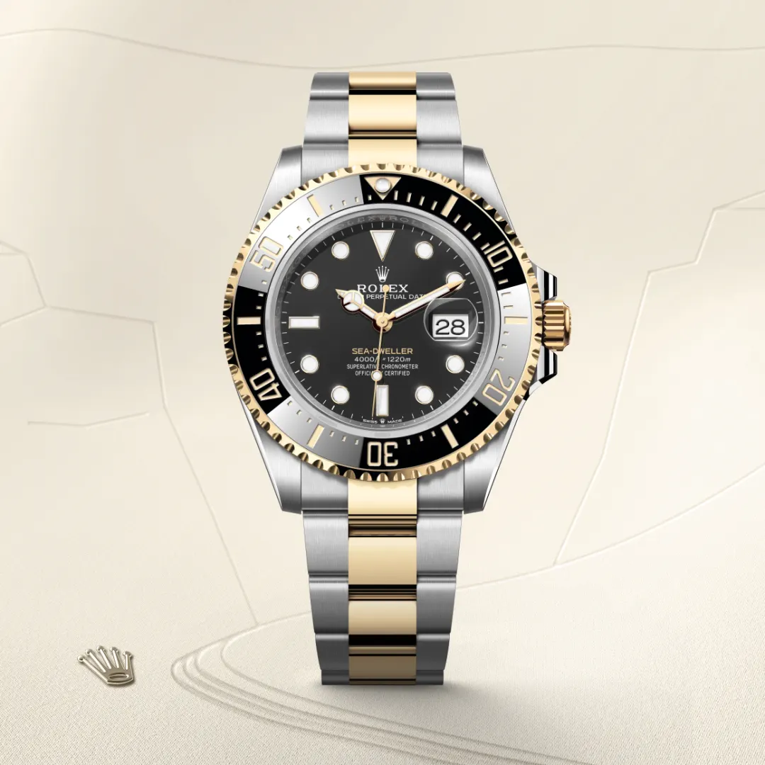 Rolex Sea-Dweller Oyster, 43 mm, Oystersteel and yellow gold