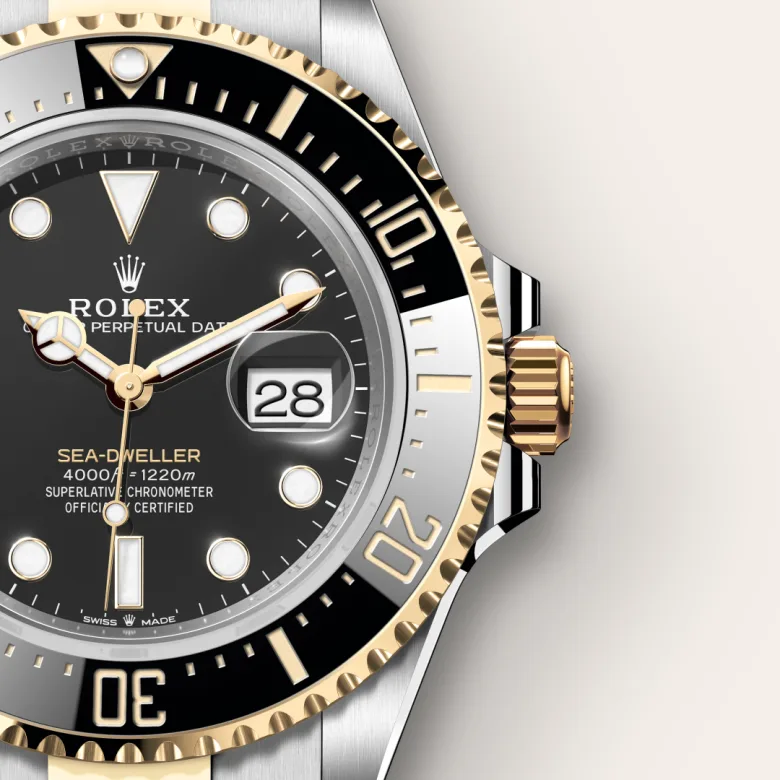 Rolex Sea-Dweller Oyster, 43 mm, Oystersteel and yellow gold