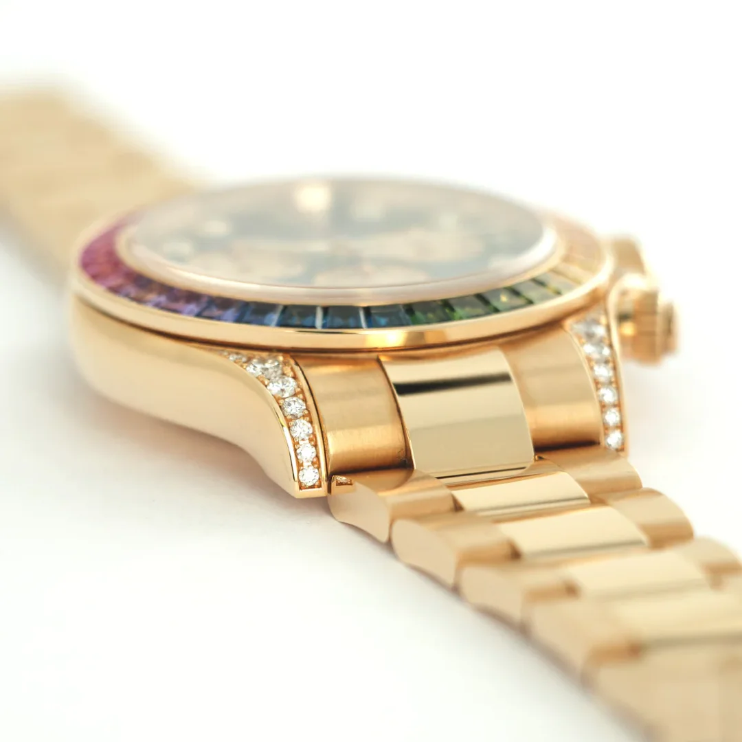 Rolex Yellow Gold Dyatona Rainbow Watch Rolex Yellow Gold Dyatona Rainbow Watch