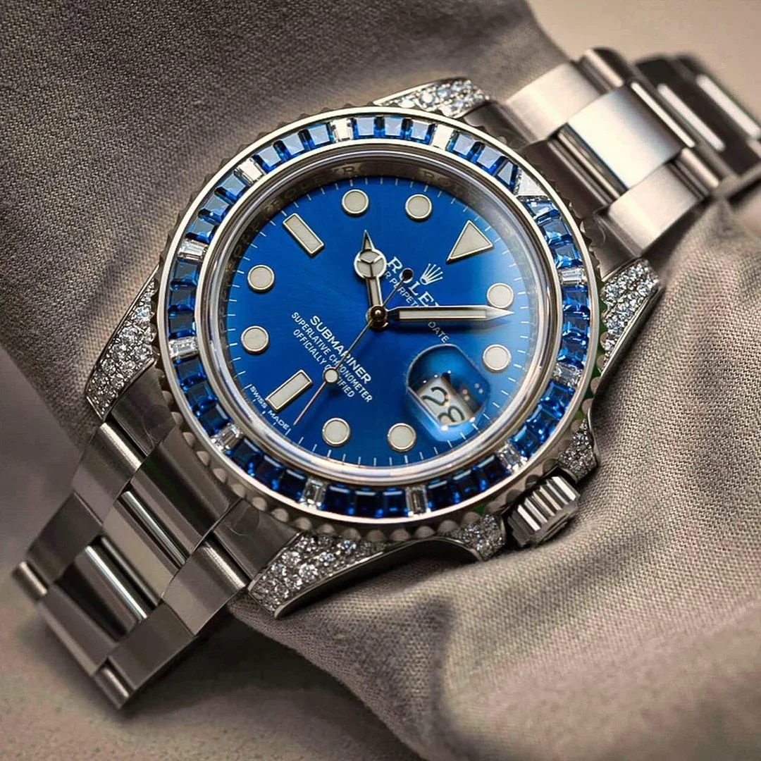 Rolex Submariner Date 116659 SABR 18K White Gold Diamonds Sapphires UNWORN Rolex Submariner Date 116659 SABR 18K White Gold Diamonds Sapphires UNWORN